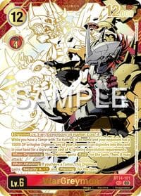 WarGreymon (Rare Pull) - Release Special Booster 2.5 - Digimon Card Game card
