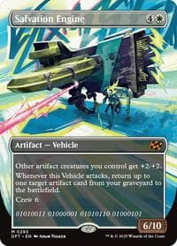 Salvation Engine (Borderless) - Aetherdrift - Magic: The Gathering card