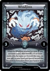 Windjinn - Shattered Stars Chapter 2 [SS2] - Elestrals card
