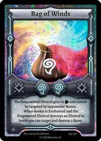 Bag of Winds - Shattered Stars Chapter 2 [SS2] - Elestrals card