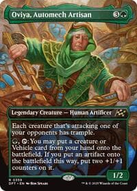 Oviya, Automech Artisan (Borderless) - Aetherdrift - Magic: The Gathering card