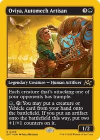 Oviya, Automech Artisan (First-Place Foil) - Aetherdrift - Magic: The Gathering card
