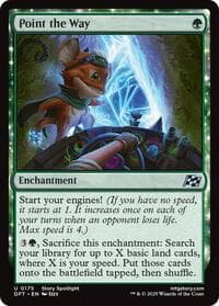 Point the Way - Aetherdrift - Magic: The Gathering card