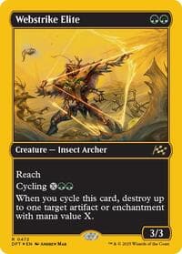 Webstrike Elite (First-Place Foil) - Aetherdrift - Magic: The Gathering card