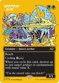 Webstrike Elite (Borderless) (First-Place Foil) - Aetherdrift - Magic: The Gathering card