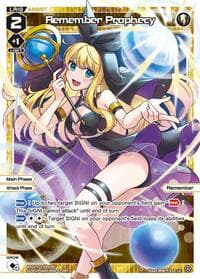 Remember Prophecy - Divisions DIVA - WIXOSS card