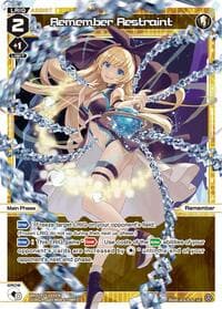 Remember Restraint - Divisions DIVA - WIXOSS card