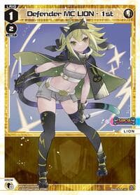 Defender MC LION - 1st - Divisions DIVA - WIXOSS card