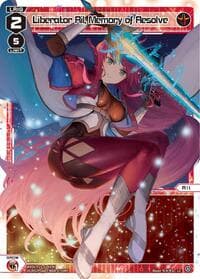 Liberator Ril, Memory of Resolve - Divisions DIVA - WIXOSS card