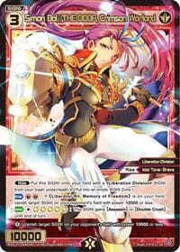 Simon Bol//THE DOOR, Crimson Warlord - Divisions DIVA - WIXOSS card