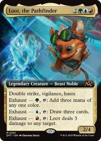 Loot, the Pathfinder (Extended Art) - Aetherdrift - Magic: The Gathering card
