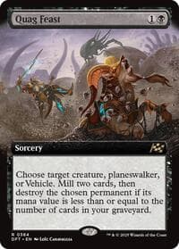 Quag Feast (Extended Art) - Aetherdrift - Magic: The Gathering card