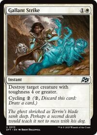 Gallant Strike - Aetherdrift - Magic: The Gathering card