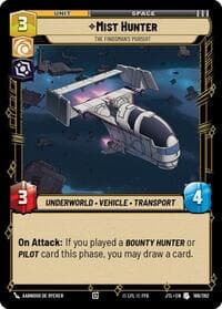 Mist Hunter - The Findsman's Pursuit - Jump to Lightspeed - Star Wars: Unlimited card