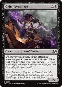 Grim Javelineer - Aetherdrift - Magic: The Gathering card