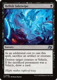 Hellish Sideswipe - Aetherdrift - Magic: The Gathering card