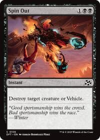 Spin Out - Aetherdrift - Magic: The Gathering card