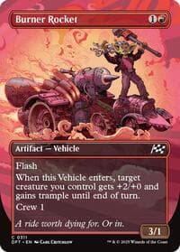 Burner Rocket (Borderless) - Aetherdrift - Magic: The Gathering card