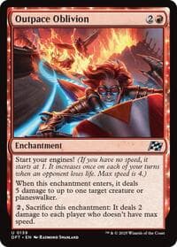 Outpace Oblivion - Aetherdrift - Magic: The Gathering card