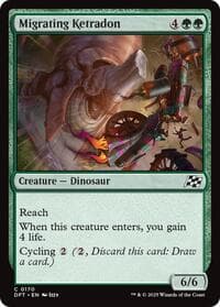 Migrating Ketradon - Aetherdrift - Magic: The Gathering card