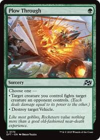 Plow Through - Aetherdrift - Magic: The Gathering card