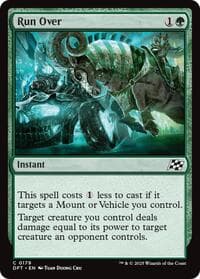 Run Over - Aetherdrift - Magic: The Gathering card