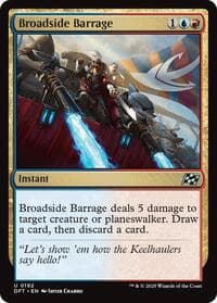 Broadside Barrage - Aetherdrift - Magic: The Gathering card