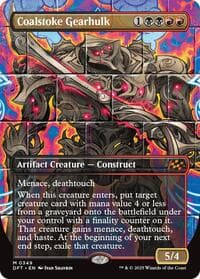 Coalstoke Gearhulk (Borderless) - Aetherdrift - Magic: The Gathering card