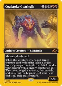 Coalstoke Gearhulk (First-Place Foil) - Aetherdrift - Magic: The Gathering card
