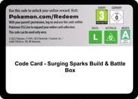 Code Card - Surging Sparks Build & Battle Box - SV08: Surging Sparks - Pokemon card