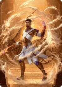 Basri, Tomorrow's Champion Art Card - Art Series: Aetherdrift - Magic: The Gathering card