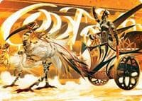 Skyseer's Chariot Art Card - Art Series: Aetherdrift - Magic: The Gathering card