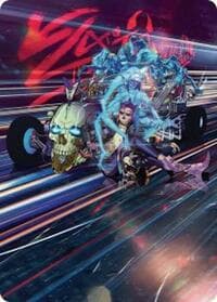 Midnight Mangler Art Card - Art Series: Aetherdrift - Magic: The Gathering card