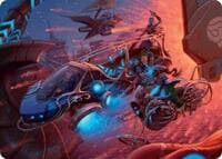 Rangers' Refueler Art Card - Art Series: Aetherdrift - Magic: The Gathering card