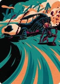 Carrion Cruiser Art Card - Art Series: Aetherdrift - Magic: The Gathering card