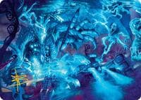 The Speed Demon Art Card (Gold-Stamped Signature) - Art Series: Aetherdrift - Magic: The Gathering card