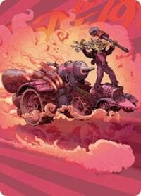 Burner Rocket Art Card - Art Series: Aetherdrift - Magic: The Gathering card