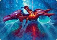 Chandra, Spark Hunter Art Card - Art Series: Aetherdrift - Magic: The Gathering card