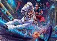 Gilded Ghoda Art Card - Art Series: Aetherdrift - Magic: The Gathering card