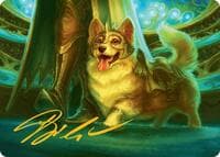 District Mascot Art Card (30/54) (Gold-Stamped Signature) - Art Series: Aetherdrift - Magic: The Gathering card
