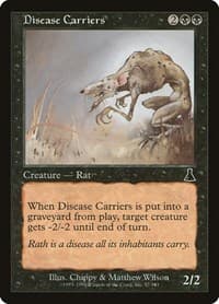 Disease Carriers - Urza's Destiny - Magic: The Gathering card