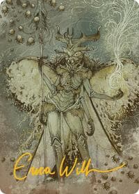 Aatchik, Emerald Radian Art Card (6/54) (Gold-Stamped Signature) - Art Series: Aetherdrift - Magic: The Gathering card