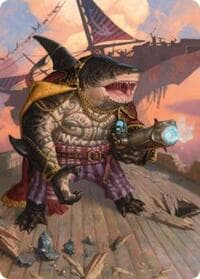 Captain Howler, Sea Scourge Art Card (4/54) - Art Series: Aetherdrift - Magic: The Gathering card