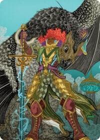 Caradora, Heart of Alacria Art Card (3/54) - Art Series: Aetherdrift - Magic: The Gathering card