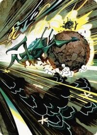 Debris Beetle Art Card - Art Series: Aetherdrift - Magic: The Gathering card