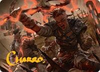 Far Fortune, End Boss Art Card (11/54) (Gold-Stamped Signature) - Art Series: Aetherdrift - Magic: The Gathering card