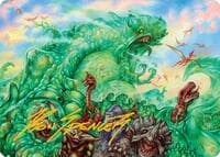 Mimeoplasm, Revered One Art Card (Gold-Stamped Signature) - Art Series: Aetherdrift - Magic: The Gathering card
