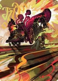 Rocketeer Boostbuggy Art Card - Art Series: Aetherdrift - Magic: The Gathering card