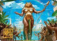 Sab-Sunen, Luxa Embodied Art Card (Gold-Stamped Signature) - Art Series: Aetherdrift - Magic: The Gathering card