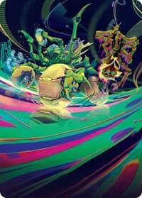 Thundering Broodwagon Art Card - Art Series: Aetherdrift - Magic: The Gathering card